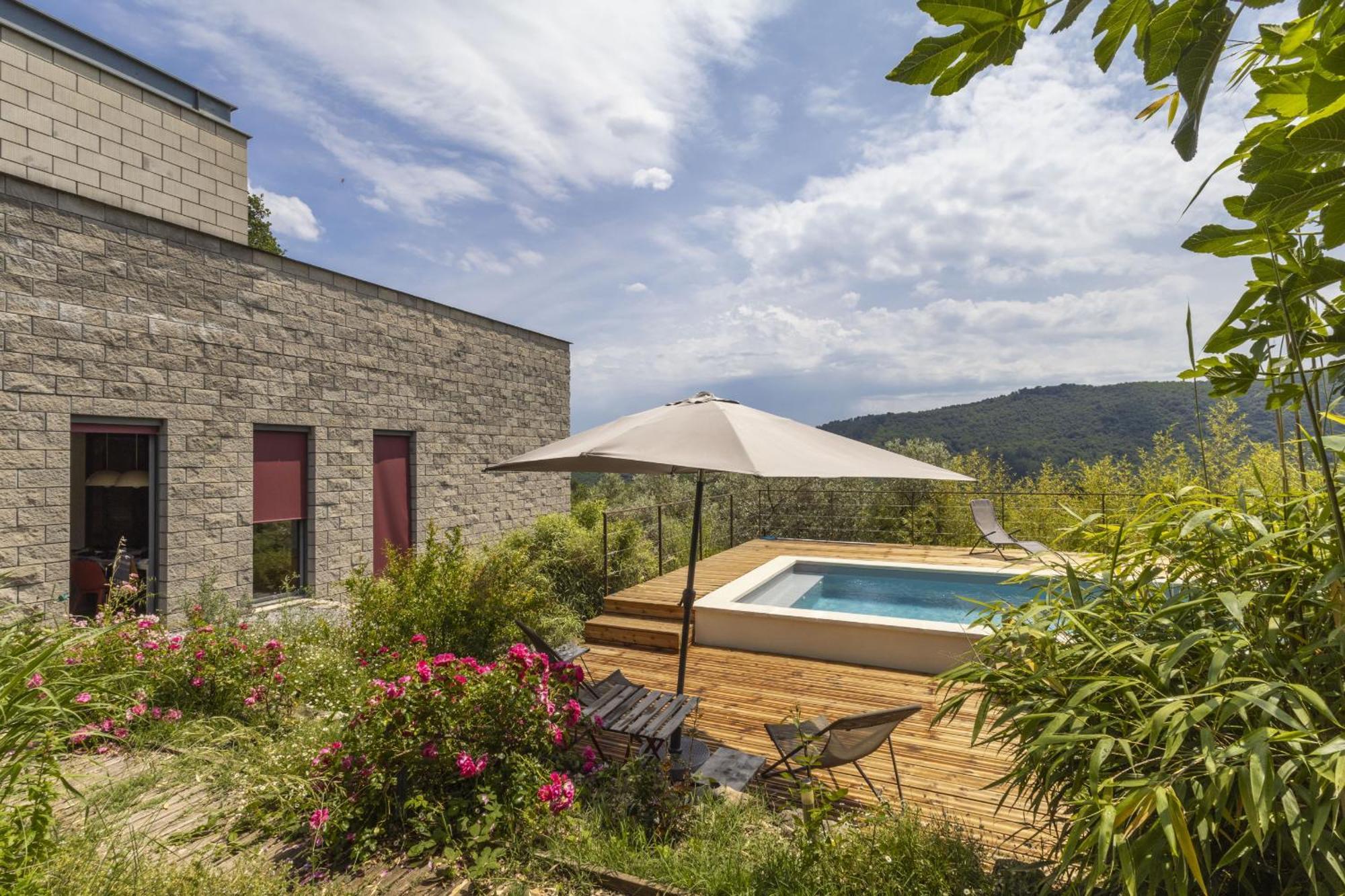 La Maison Des Chataigniers Meyrannes Exterior foto